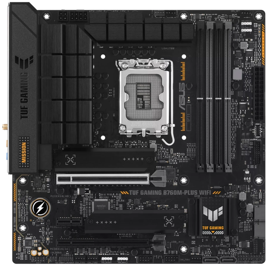 ASUS TUF GAMING B760M PLUS WIFI x4 RAM DDR5 Intel LGA 1700 2