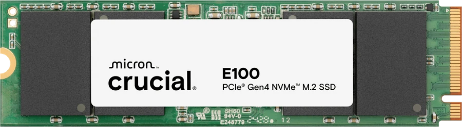 CRUCIAL E100 480GB PCIe 4.0 NVMe M.2 (2280) 1