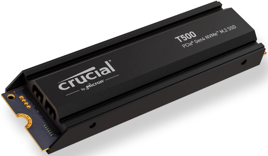 CRUCIAL T500 1TB PCIe 4.0 SSD NVMe M.2 (2280) 1