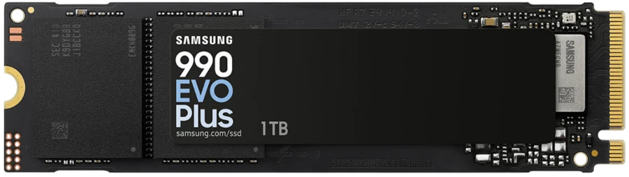 SAMSUNG SSD 990 EVO PLUS 1TB PCIe 4.0 5.0 NVMe M.2 (2280) 1 1 Photoroom